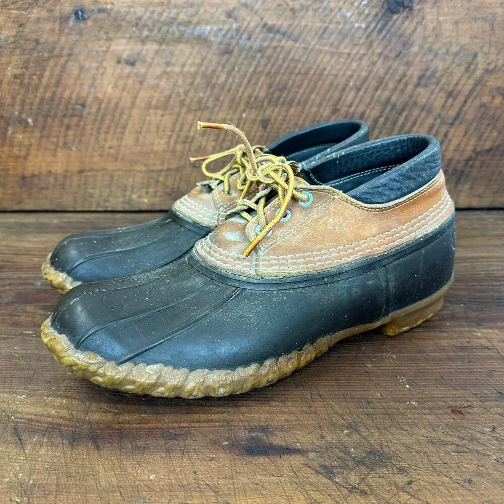 Vintage LL Bean Men's Bean Boots Rubber Mocs 10